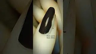 Shocking😨😱Black pearls Base Shine turns into 😨 #trending #life #new #best #nailspro