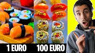 💶🍣 SUSHI 1 EURO vs SUSHI 100 EURO in GIAPPONE!