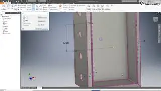 Control Panel Drawing | inventor-3D | sheet metal for fabrication | folded and unfolded in hindi