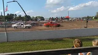 2025 Fillmore county Nebraska fair heat 1, compact car figure 8 racing, Raw and uncut!! Go Baby GO!