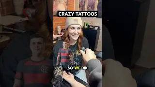 He wanted the entire shirt tattooed 😂 #tattoofun #tattooartist #tattoo #tattooer #tattooart #tattoo