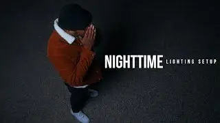 Creative Music Video Lighting Setup at Night (Canon EOS R)