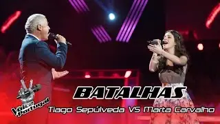Tiago Sepúlveda VS Marta Carvalho - Too Much Love Will Kill You | Batalhas | The Voice Portugal