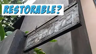 Pallet Wood Sign Restoration | Paano i-Restore ang Nabubulok na Paleta