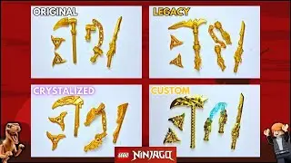 The BEST GOLDEN WEAPONS for your NINJAS! - LEGO Ninjago Custom Golden Weapons