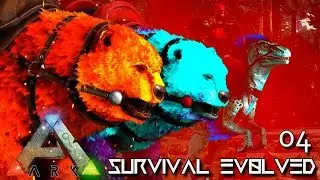 ARK: SURVIVAL EVOLVED - ALPHA & PRIME DIREBEAR TAMING !!! E04 (MODDED ARK ETERNAL ISO CRYSTAL ISLES)