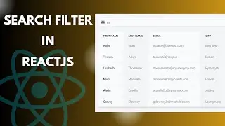 Search functionality in ReactJS || Filter on search || Web Develpment
