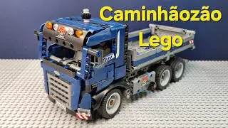 Caminh&atilde;o Basculante Lego Technic 42203 - Unboxing, review e Stop Motion