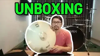 UNBOXING STAGG CYMBAL 18 INC MEDIUM CRASH - DEMO NON MIC