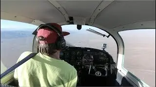 Grumman Tiger: turbulence in the Mojave desert