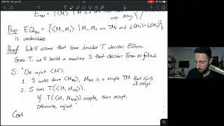 Example 8: Showing Undecidability and Unrecognizability via Reduction