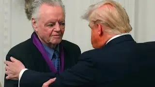 Mr. Trump Gives Jon Voight A Medal
