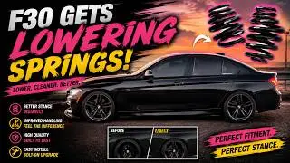 Installing H&R Lowering springs on my F30