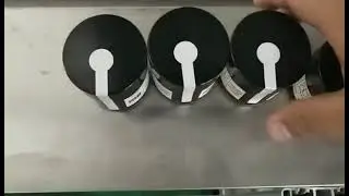 Safty seal sticker and wrap around label applying machine
