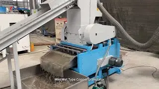 Mixed Cable Recycling: Mini Wet Type Copper Wire Granulator