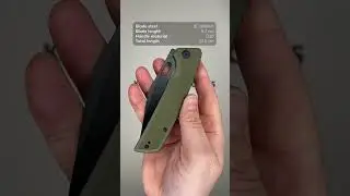 Sencut GlideStrike S23018 3 OD Green G10, pocket knife