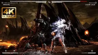 Triborg (Cyber Sub-Zero) vs Cassie Cage - Mortal Kombat X