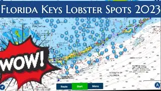 Florida Keys Lobster Spots Map UPDATED - FL FISHING SPOTS