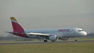 Iberia A320 Landing Schiphol