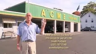 ACME BODY SHOP  2014  KNOW US BEFORE YOU NEED US