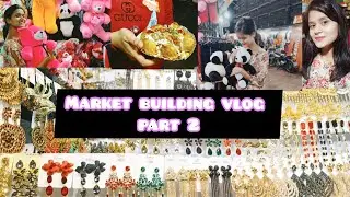 Market Building Vlog part 2|| Earring collection||