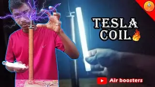 How to make tesla coil | Air Boosters | tesla coil in tamil #experiment