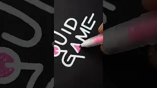 'Squid game' writing style . #ytshorts #satisfying #Squidgame