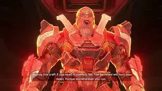 🔥 HALO INFINITE Boss Alien Ship Destroy! Hyperius Tovarus Dhoye