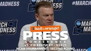 Illini Men's Basketball | Postgame Press Conference vs. #18 Kentucky 3/23/25