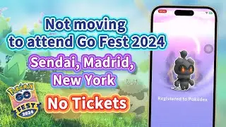Pokemon Go Fest Global without Ticket | How to Play Pokemon Go Fest 2024 without Moving