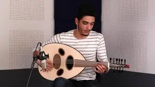 Beautiful Black Syrian Oud, it has amazing sound!