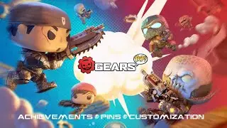 Gears POP! 100% achievements (Pins and customization collection)
