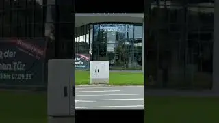 P3.91 Holography transparent glass-sticked LED screen in Germany