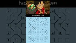 Slants Puzzle #brainteaser #puzzle #animeedit #jjk #naruto #mathpuzzle #demonslayer #onepiece #gojo