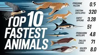 Top 10 Fastest Animals in the World | Speed Ranking of the Animal Kingdom&rdquo;