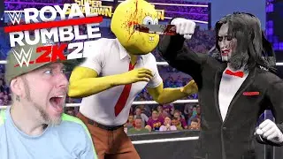 HALLOWEEN HORROR CARTOON ROYAL RUMBLE WWE 2K25