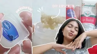 My Lip Care Routine 🎀 (2 Diy lipscrubs / Diy lip mask sheet)