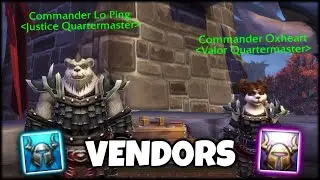 Valor and Justice Quatermaster Vendors in MOP Classic