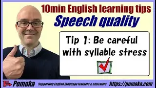 English pronunciation & speech quality: Syllable stress
