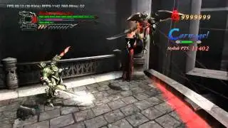 Devil May Cry 4 - Dante vs Sanctus Mission 11 DMD - Debug Mode