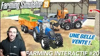 FARMING INTERACTIF !!! 🙂 #20 - Vente de fumier et nouveau matériel ? 🤔