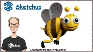 Sketchup Tuto Fran&ccedil;ais - Cr&eacute;ation d'une abeille -