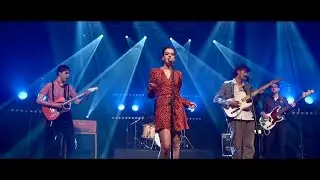 The Rockettes wedding band in Scotland Performing PaperRings at Edinburgh Film Studios.