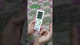 Blue star AC remote control function working blue star AC remote how to work with AC remote control