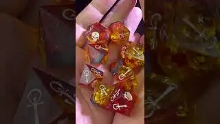 Polyhedral Camarilla VtM Dice Set WoD Elders Crimson Pact  #dice #ttrpg #VtM #diceset #VTMdice#WoD