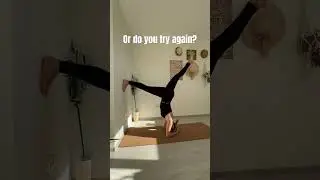 How do you cope with failure and mistakes? #yogainspiration #wallyoga #yogafail