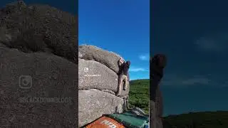 Block Wall 🧱 F4 / V0 0️⃣ Bell Tor, Bone Hill Rocks, Dartmoor  #bouldering #dartmoor #climbing