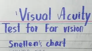 Visual Acuity Test | Block 5 OSPE | Physiology | High Yield and Exam Oriented