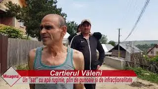 Cartierul Văleni – un sat cu apă ruginie plin de gunoaie și de