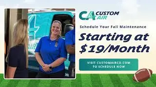 Custom Air- Maintenance Plans Starting at $19/Month